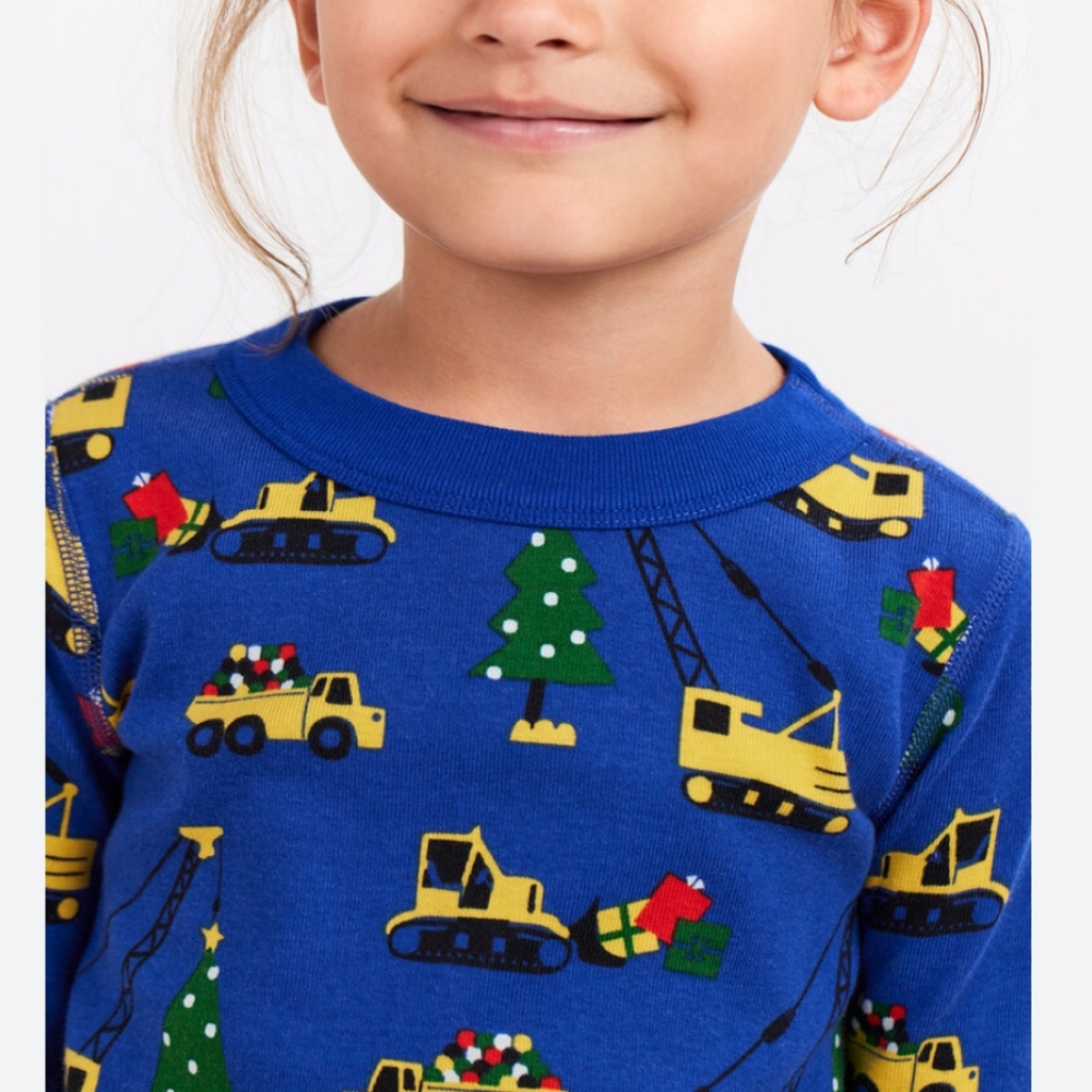 Hanna Anderson - Christmas trucks - Pajama top - Size 14-16